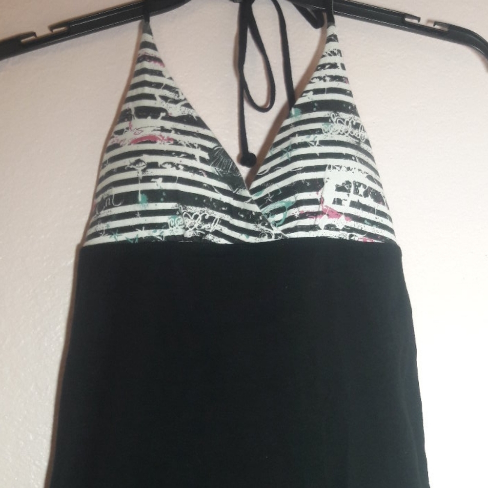 SoCal tank with bikini like halter